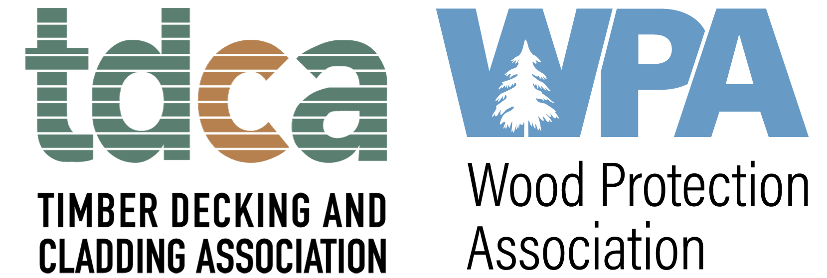 The Timber Decking & Cladding Association (TDCA) / The Wood Protection Association (WPA) logo